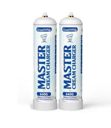GreatWhip 640g x2 Cream Charger Cylinders